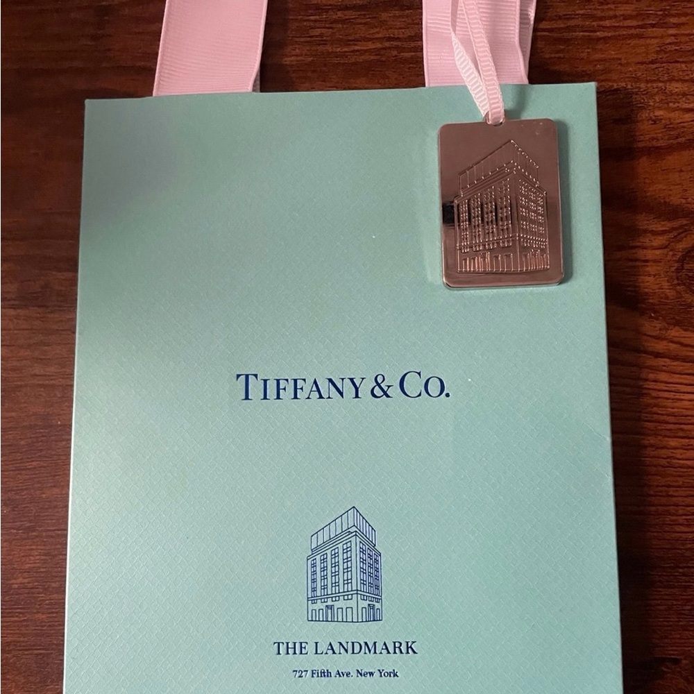 Tiffany& Co Landmark Gift Bag (charm included) 6”x5” - Picture 8 of 10